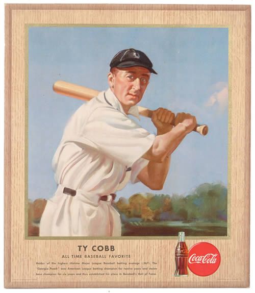 1947 Ty Cobb Coca Cola